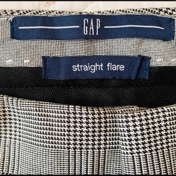 GAP Straight Flair Houndstooth Pants New With Tag - Picture 6 of 15